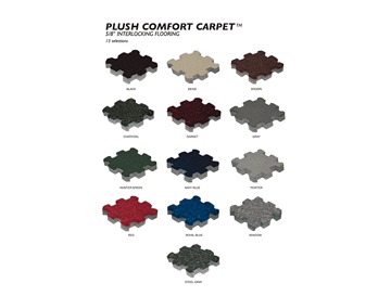 Comfort Carpet Plush Color Samples