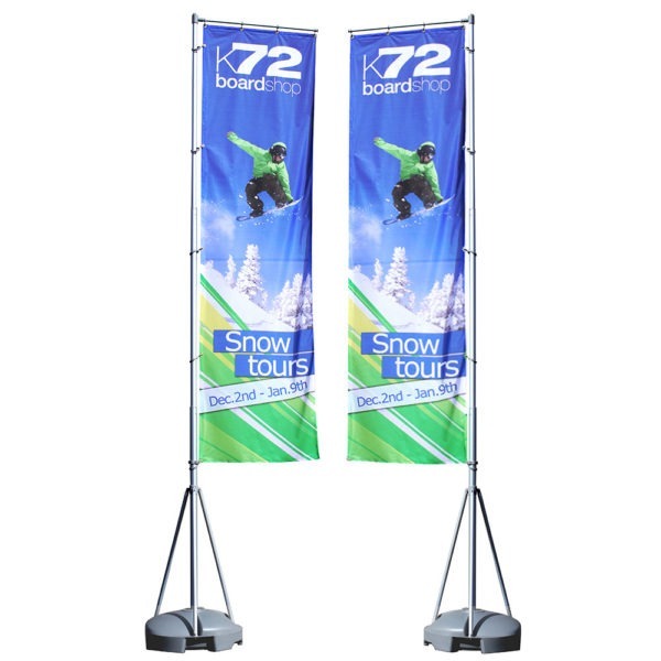 Outdoor flags and banners - Mondo 13ft Double Sided