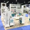 Comfort flex portable interlocking tiles live booth photo