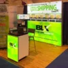 Comfort flex interlocking tiles live booth photo