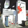 Sierra Portable Hardwood Flooring designer booth