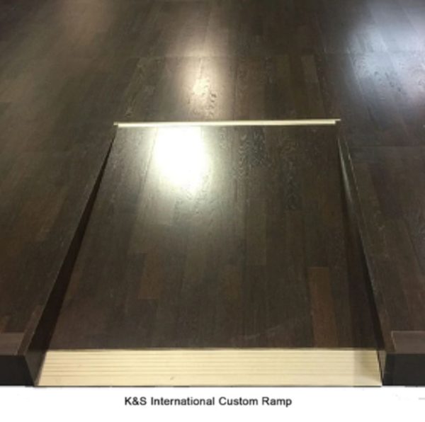Sierra Portable Hardwood Flooring with ramp