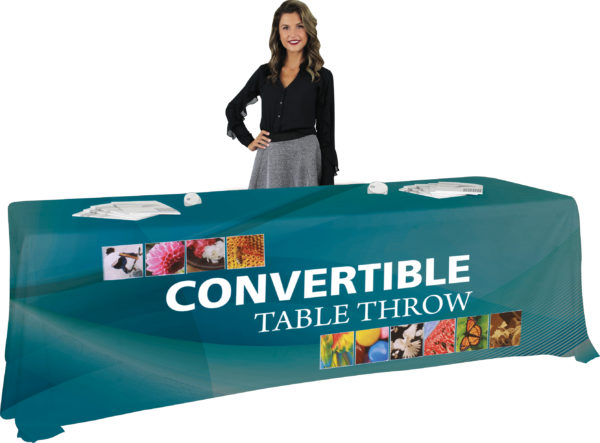 Convertible Table Throw Front View
