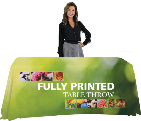 Full Color Printing Table Throw 4 Foot