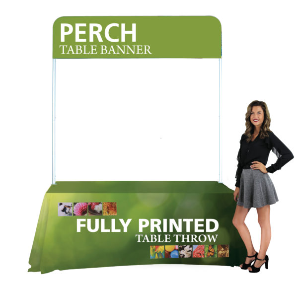 Fully Printed Table Throw with header banner