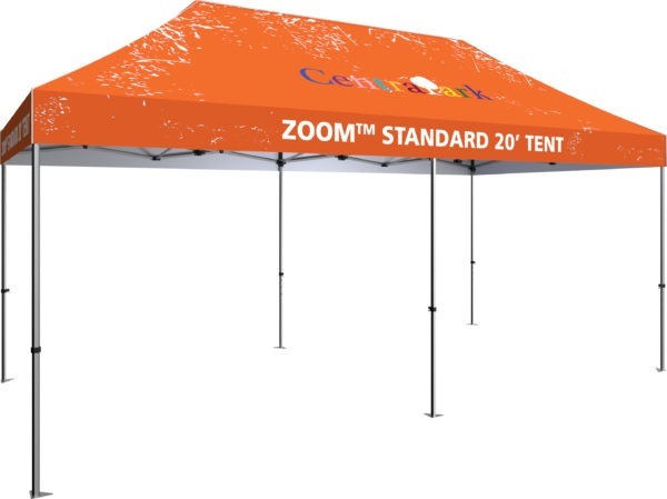Zoom 20 Foot Event Tent Full Color Printed Canopy