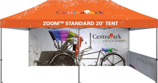 Zoom 20 Foot Event Tent Full Wall and Half Wall Kit