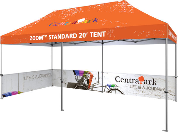Zoom 20 Foot Event Tent Half Wall Kit