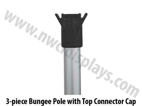 Thunder bungee pole with connector