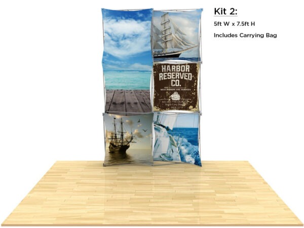 3D Snap 1x3 Displays - Kit 2 - 5ft x 7.5ft