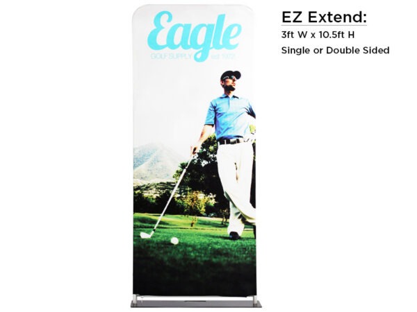 EZ Extend 3 foot x 10.5 foot Banner Stand