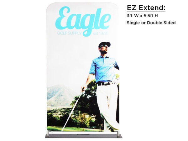 EZ Extend 3 foot x 5.5 foot Banner Stand