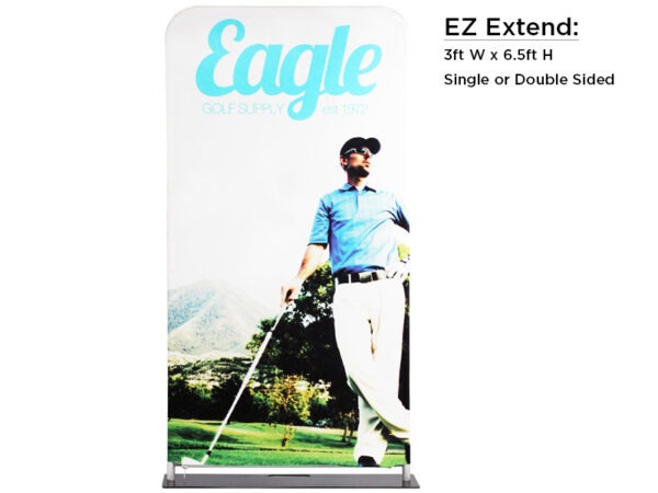 EZ Extend 3 foot x 6.5 foot Banner Stand
