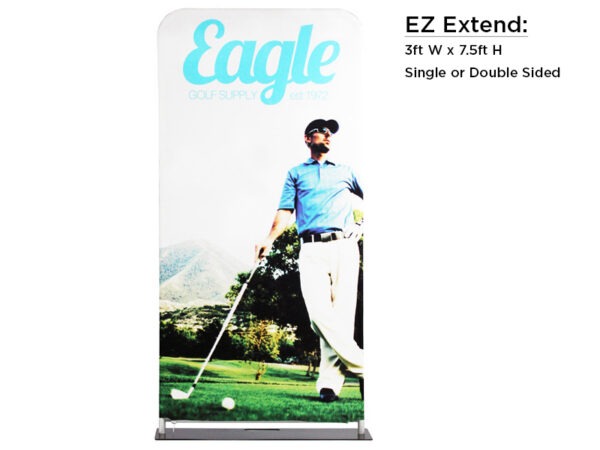 EZ Extend 3 foot x 7.5 foot Banner Stand