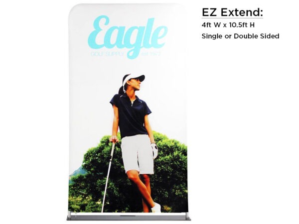 EZ Extend 4 foot x 10.5 foot Banner Stand