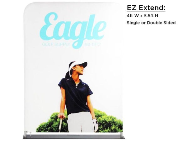 EZ Extend 4 foot x 5.5 foot Banner Stand