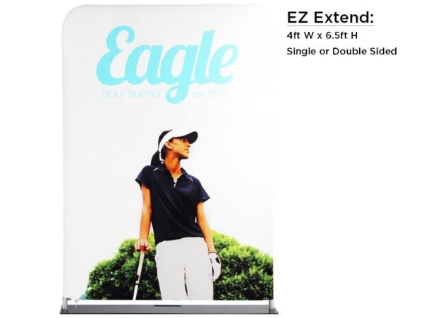 EZ Extend 4 foot x 6.5 foot Banner Stand