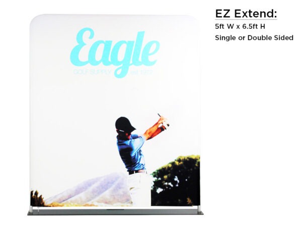 EZ Extend 5 foot x 6.5 foot Banner Stand
