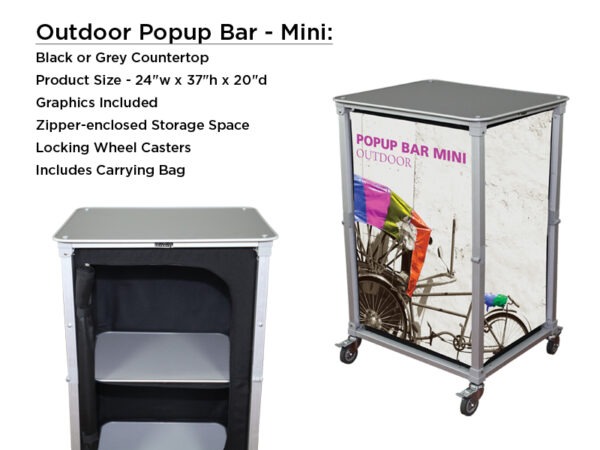Outdoor Portable Popup Bar Mini