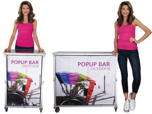 Outdoor Portable Popup Bar Fully Assembled
