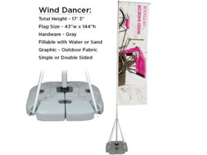 Wind Dancer Outdoor Flag with Specifications for 2023