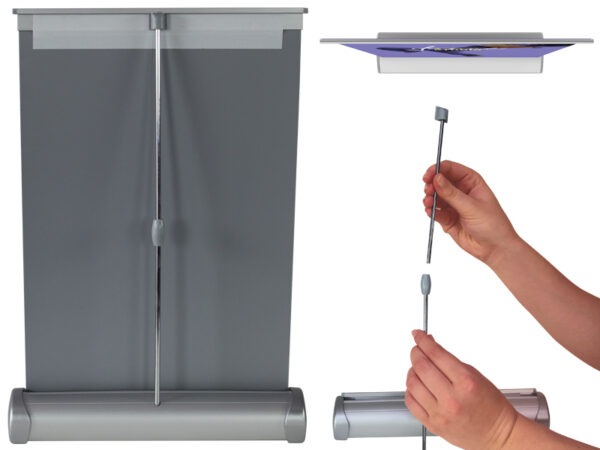 Breeze Retractable Table Top Banner Stand Details