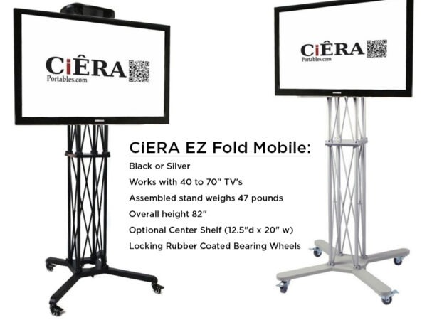 Ciera Mobile TV Stands EZ Fold Mobile