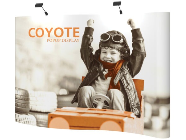 Coyote 11 Foot Pop Up Displays Serpentine