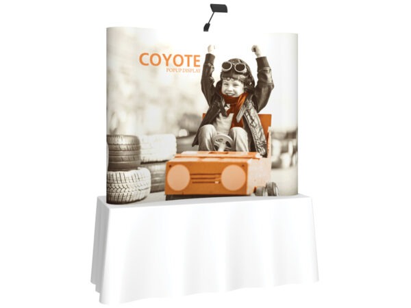 Coyote Table Top Pop Up Displays 6ft 2x2