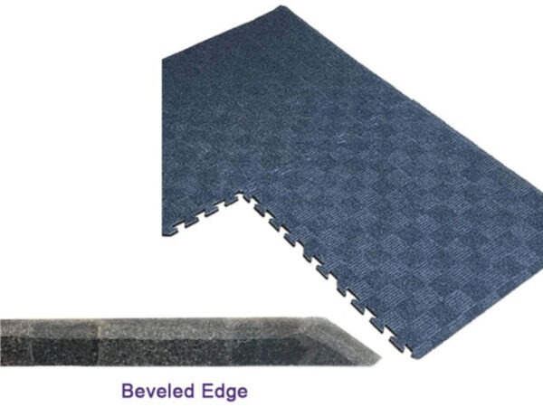 Designer Carpet Interlocking Tiles - Indoor/Outdoor - Details - Beveled Edge