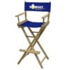 Directors Chairs for Trade Shows Bar Height Royal Blue