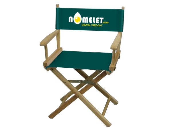 Directors Chairs for Trade Shows Table Height hunter green