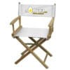 Directors Chairs for Trade Shows Table Height White