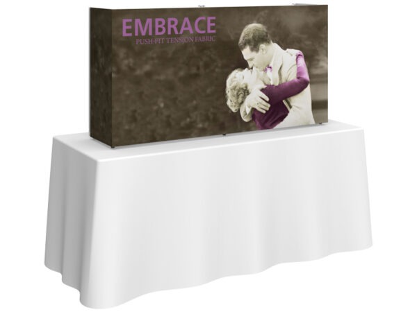 Embrace Table Top Pop Up Displays 5ft x 2.5ft 2x1