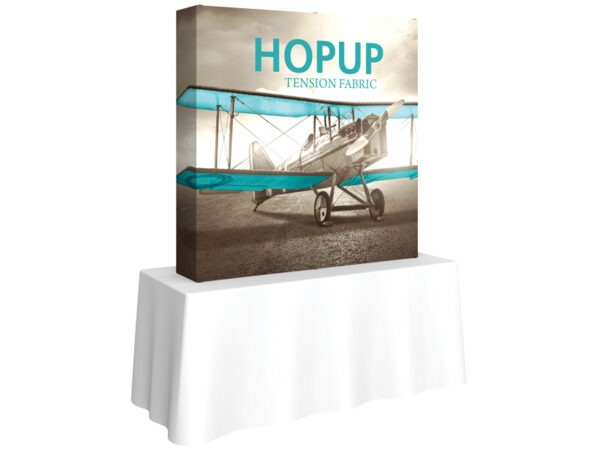 Hop Up Table Top Displays 5ft x 5ft 2x2 Straight