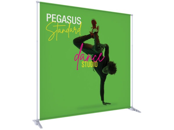 Pegasus Adjustable Banner Stand Standard Silver Hardware