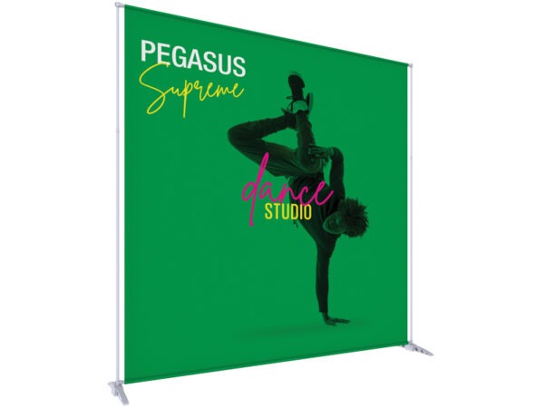 Pegasus Adjustable Banner Stand Supreme Silver Hardware