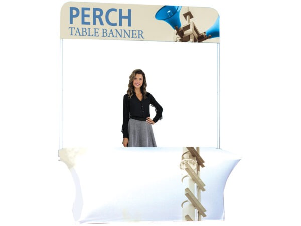 Perch Table Pole Banner 8ft Table Small Banner