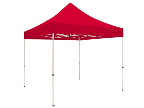 Showstopper 10 Foot Steel Tent Unprinted Canopy Cherry