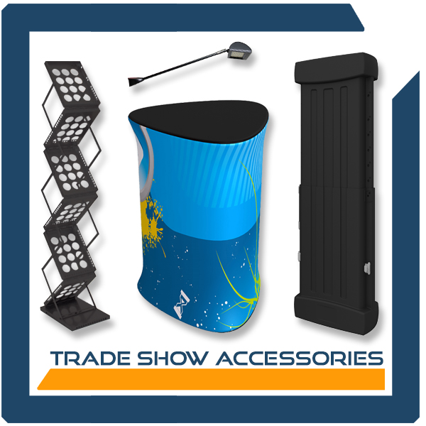 accessories for trade show displays and trade show booths