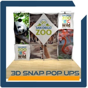3D Snap Pop Up Displays