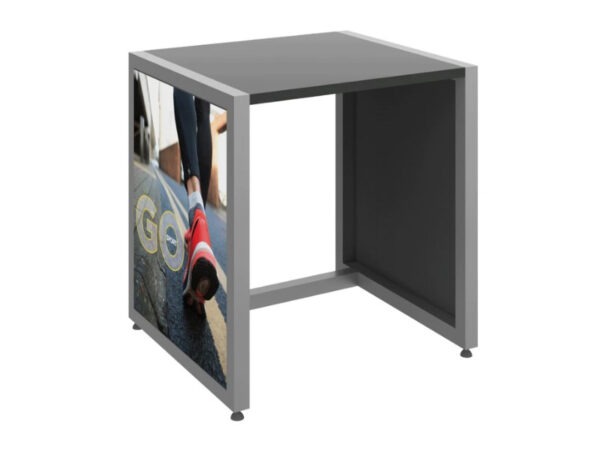 MODify Nesting Tables 3 with Black Top and Silver Frame