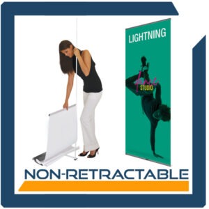 Non Retractable Banner Stands