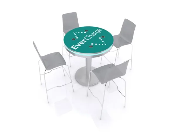 MOD-1453 Wireless Charging Bistro Table with chairs