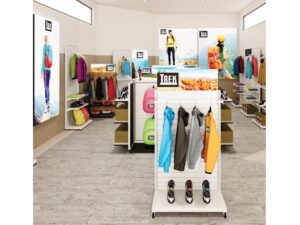 MODify retail merchandizing system showroom