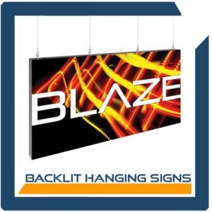 Backlit Hanging Signs