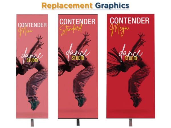 Replacement Graphics for Contender Banner Stands