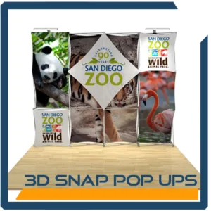 3D Snap Pop Up Displays