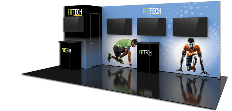 trade show booths and custom exhibit graphics 2024