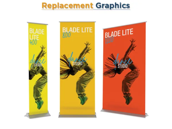 Replacement Graphics for Blade Lite Banner Stands